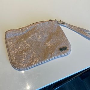 Express Rose Gold Sparkle Wristlet